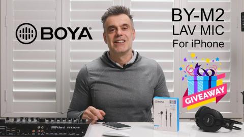 Win a BOYA BY-M2 microphone for your iPhone!