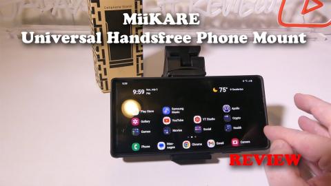 MiiKARE Universal Handsfree Phone Mount REVIEW