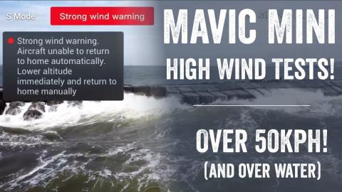 DJI Mavic Mini High Wind Test!