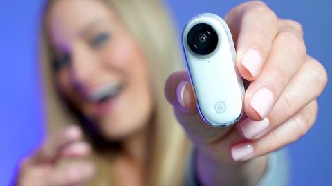 NEW tiny camera that DOES THIS!!! Insta360 GO Review!