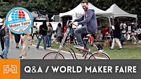 Q&A at World Maker Faire NY 2018