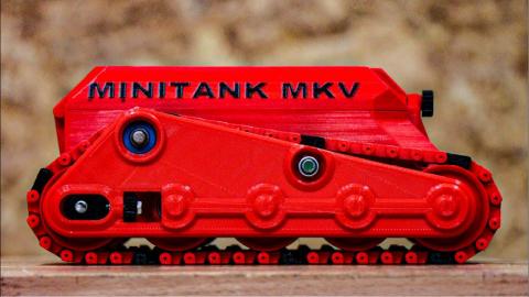 3D PRINTED RC MINI TANK