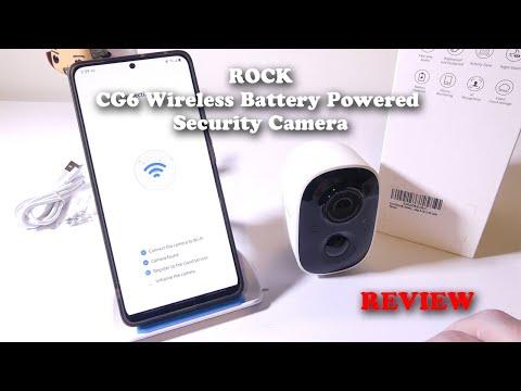 ROCK CG6 1080p Wireless Battery Powered Security Camera REVIEW