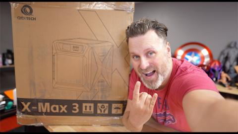 QidiTech X-Max 3 Unboxing LIVESTREAM