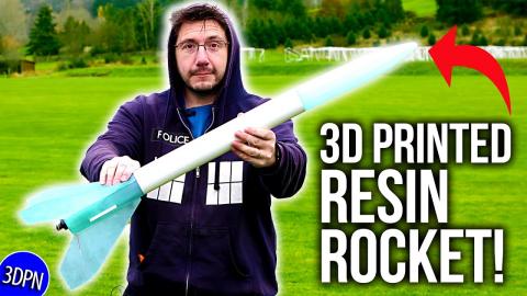 Launching a 3D Printed Resin Model Rocket?