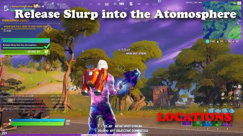 Release Slurp into the Atmosphere - Fortnite LOCATIONS