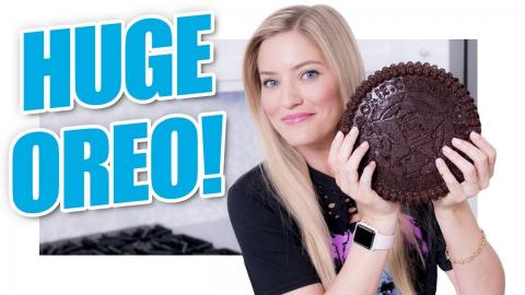 How to make a MASSIVE Oreo Cookie!