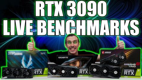 RTX 3090 LIVE Benchmarking! [1080p/1440p/4K/8K]