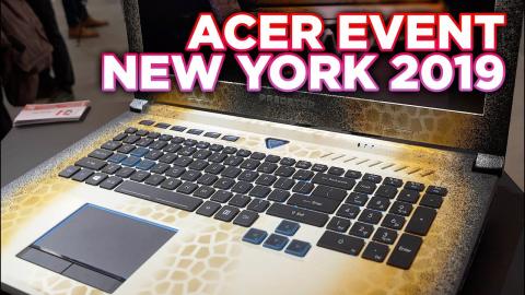 The LAPTOP with the SLIDABLE KEYBOARD ! - Leo @ Acer Event New York 2019