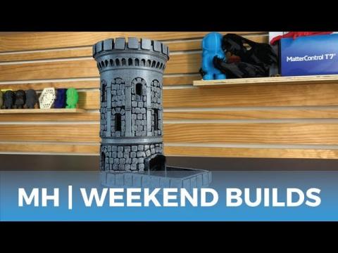 MatterHackers Weekend Builds // 3D Printed Lamps, Succulent Wall Art, & Dice Tower