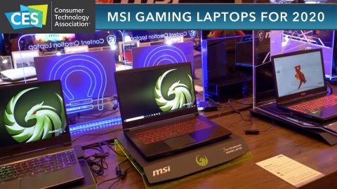 CES 2020: MSI Gaming laptops for 2020 !