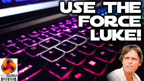 This laptop has Force Sensitive keys... Peratech hands-on!