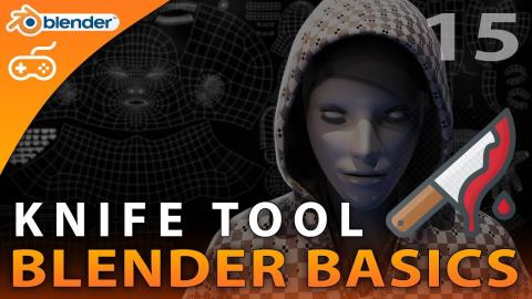 Knife Tool - #15 Blender Beginner Modelling Tutorial Series