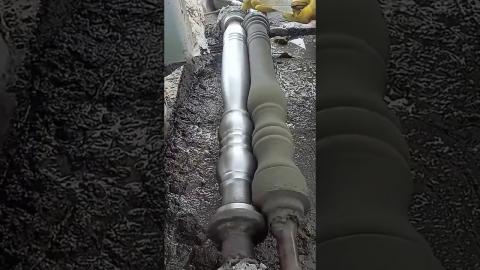 Crafting Concrete Pillars With The Spin Mold Technique????????????????#satisfying #diytools #shorts