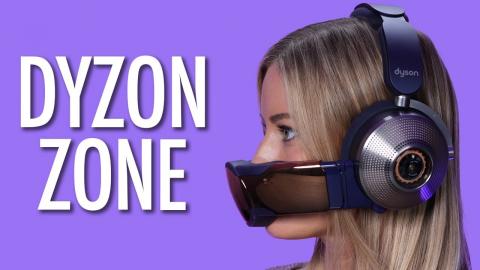 Dyson Zone: Futuristic Headphones with air purification?!