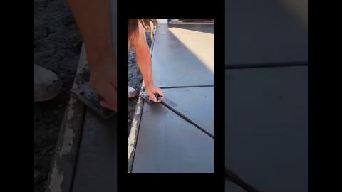 Is This Real? Satisfying Concrete work ????????????????#satisfying #tools #shorts