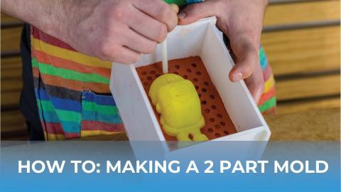 How To Use 3D Printing to Make a Two-Part Silicone Mold // Silicone Mold Making