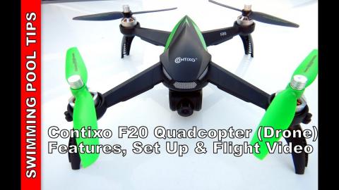 Contixo F20 RC Quadcopter (Drone) 1080P HD Camera,  Auto Hover,  GPS, Follow Me Mode & More!