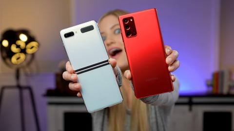 New Colors! Samsung Galaxy Mystic White Z-Flip 5G and Mystic Red Note 20! ❤️