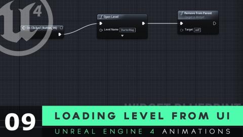 Loading Level From UI - #9 Unreal Engine 4 User Interface Development Tutorial Series