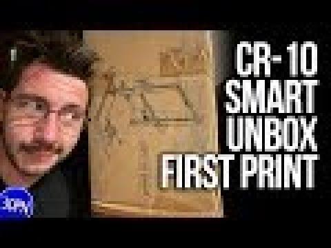 CR-10 SMART - Unbox & First Prints!