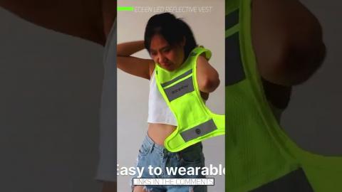 Feel Much ????Safer???? With This Lightweight Reflective Gear???? #shorts #youtubeshorts #gadgets #t