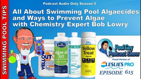 All About Swimming Pool algaecides and Ways to Prevent algae with Chemistry Expert Bob Lowry
