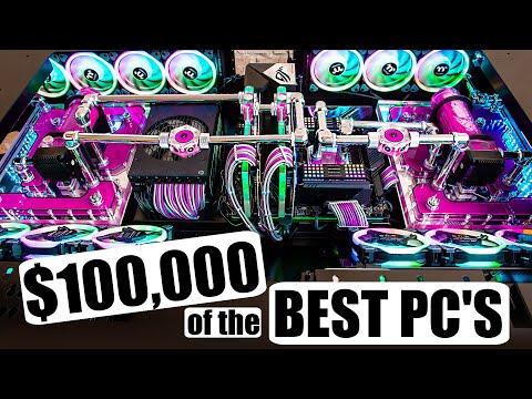 We Built OVER $100000 of INSANE Custom PC's in One Year