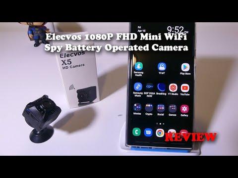 Elecvos X5 1080P Mini WiFi Spy Battery Operated Camera REVIEW