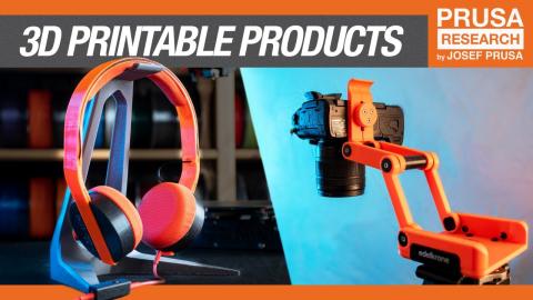 Semi-3D printable products from Print+, Edelkrone, IKEA, ASUS and more!