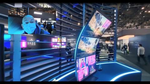 CES 2022 (VLOG 9) SAMSUNG : L'INCROYABLE Monitor ODYSSEY ARK Et Les Nouveautés TV 2022 (2 de 2)