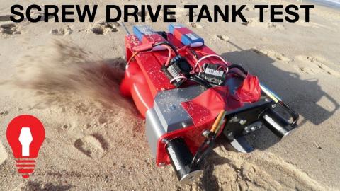 SCREW DRIVE RC TANK #2 TESTING