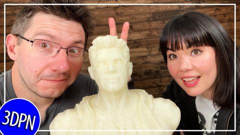 HUGE 3D Printed Bust with Help from SOPHY WONG!