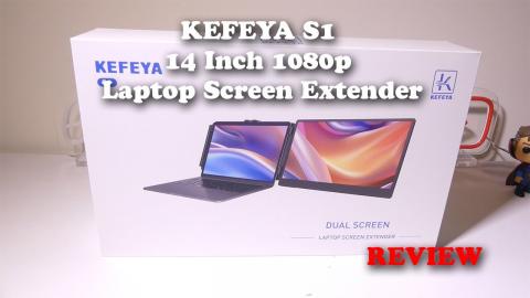 KEFEYA S1 14 Inch 1080p Laptop Screen Extender REVIEW