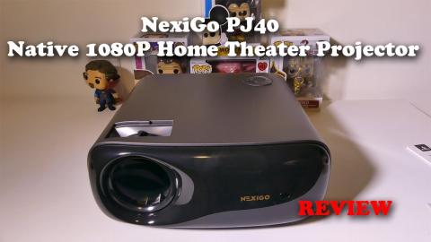 NexiGo PJ40 Native 1080P Home Theater Projector REVIEW