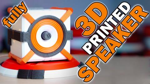 Can we print EVERYTHING in a speaker? Trying Polymate3D's FD52 fully 3D printed driver!