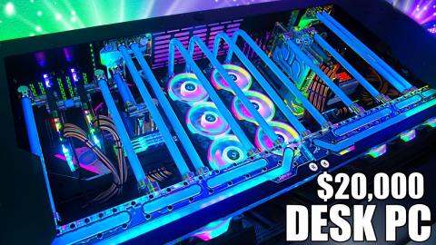 $20,000 ULTIMATE Gaming & Streaming Desk PC!