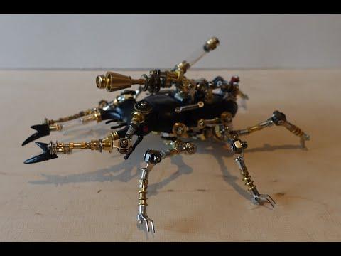 3D metal puzzle: Artillery Raygun Beetle ALTERNATIVE ASSEMBLY