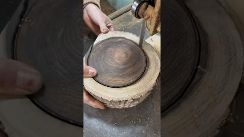 Satisfying Woodworking Process???????????????? #satisfying #machine #shorts