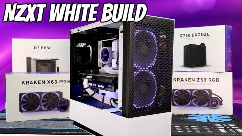 NZXT White Build featuring H510 Flow