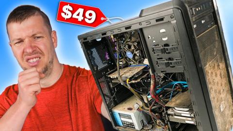 Buying a BROKEN $49 Gaming PC On Facebook Marketplace