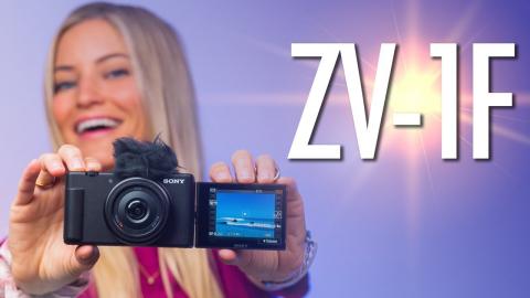 NEW Sony Vlogging Camera ZV-1F  Unboxing and review
