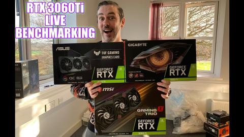 NVIDIA RTX 3060 Ti LIVE Benchmarking