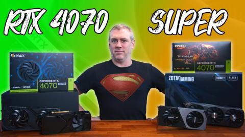 NVIDIA RTX 4070 SUPER Review Ft INNO3D, Palit & ZOTAC [Benchmarks | Power | Thermals]