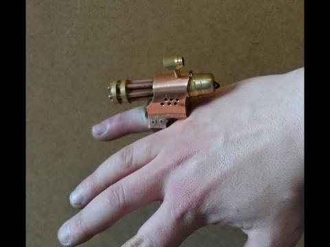 Let's make a spinning Steampunk Gatling - Ring