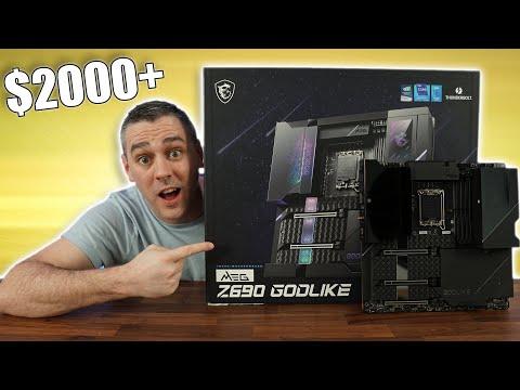 The MOST Expensive Motherboard In The WORLD! - MSI Z690 GODLIKE