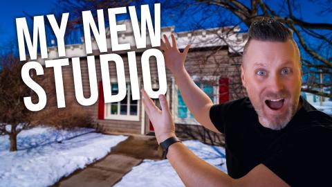 I bought a building! My new youtube Studio Tour!