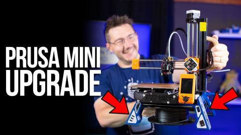 Incredible PRUSA MINI Upgrade! PRINT AT HOME!