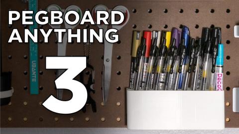 Pegboard Anything 3 // Fusion 360 Tutorial