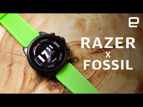 Razer x Fossil Gen 6 smartwatch at CES 2022